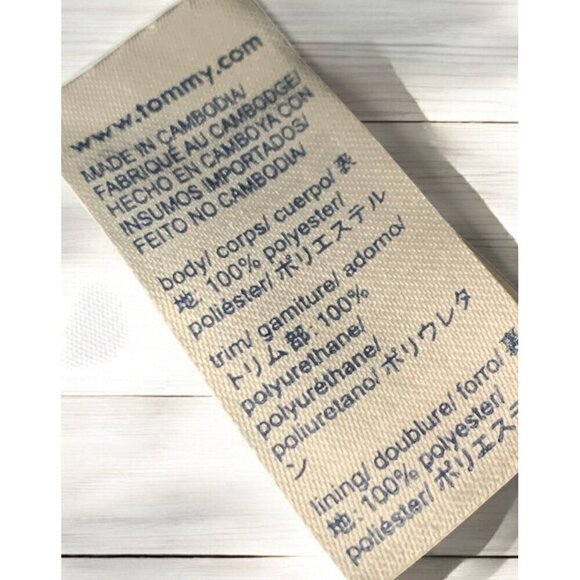 Tommy Hilfiger Mini Crossbody Bag In Black Faux Leather 8.5"x5.5"x3" - Picture 10 of 12